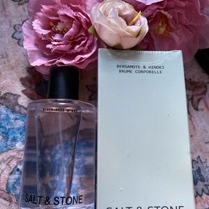 Salt & Stone Black Rose Perfume and Bergamote & Hinoki Body Mist Set